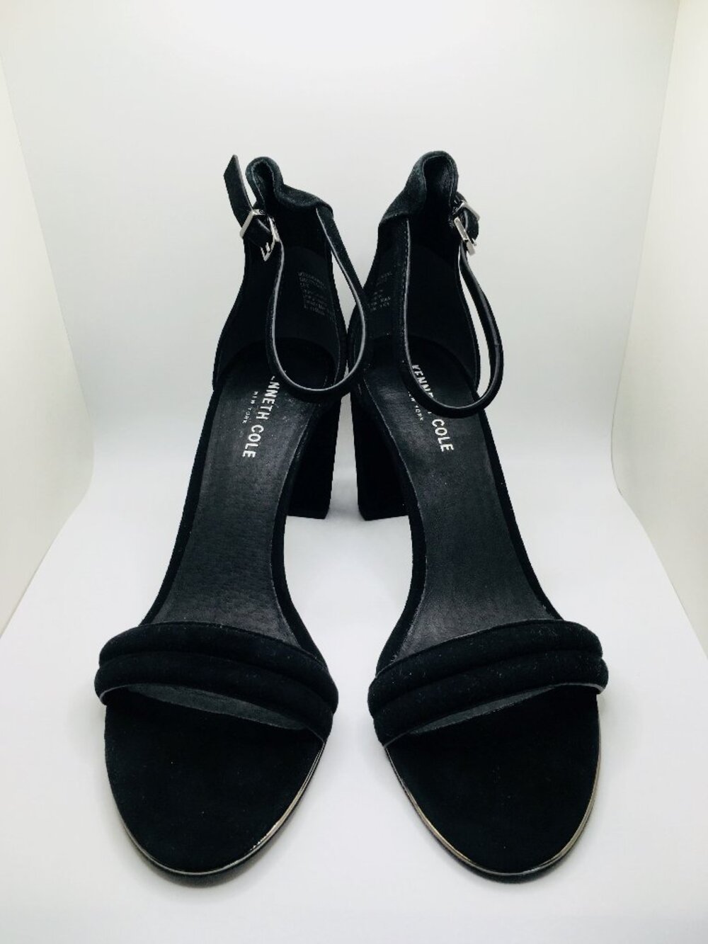NWOT. Kenneth Cole New York Ankle Strap Heels. Size 9. Leather Upper.